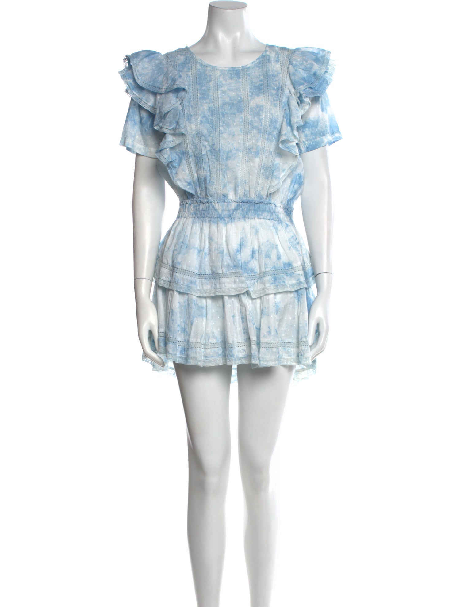 LoveShackFancy Printed Mini Dress