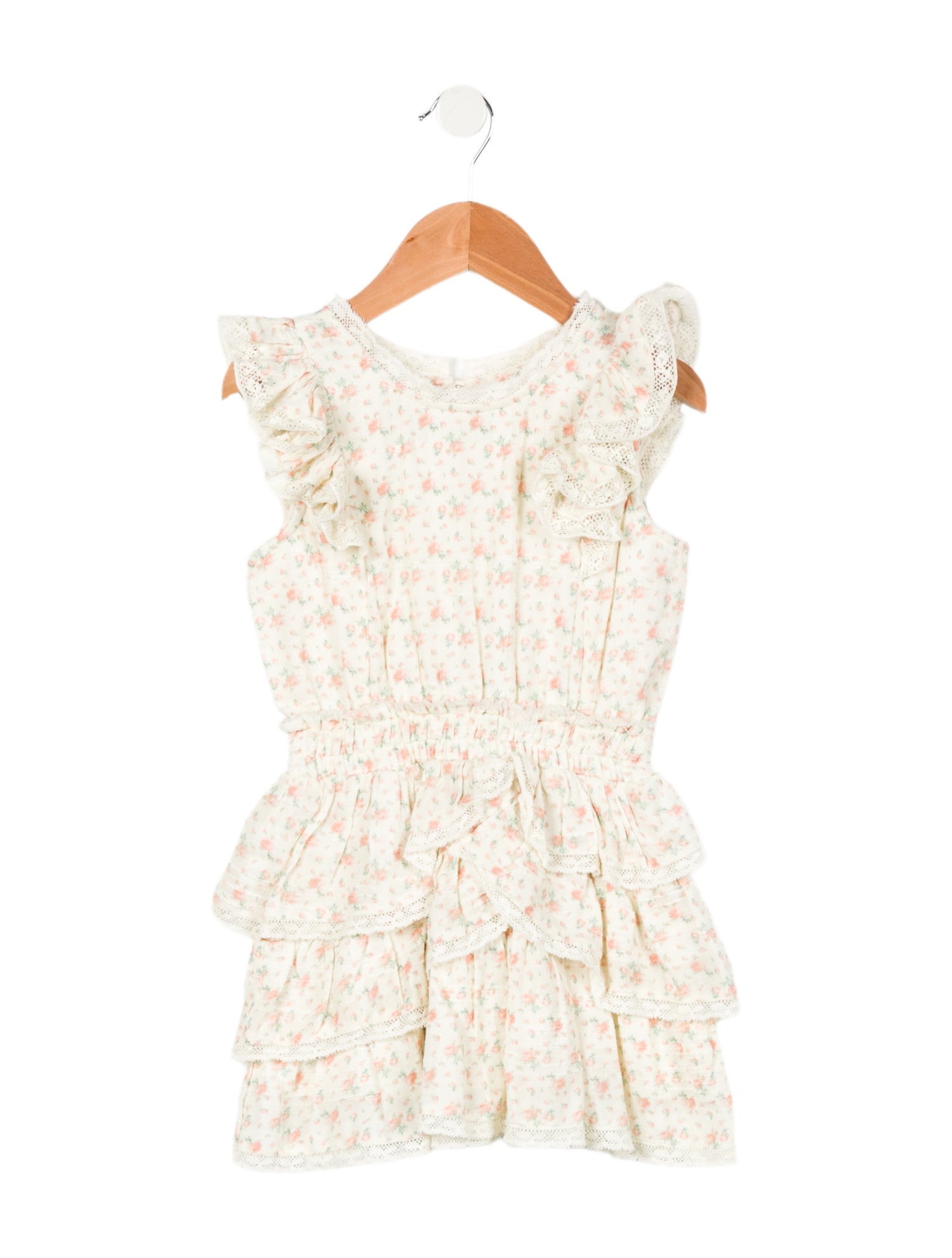 LoveShackFancy Toddler Girls' Lace Trimmed Dress