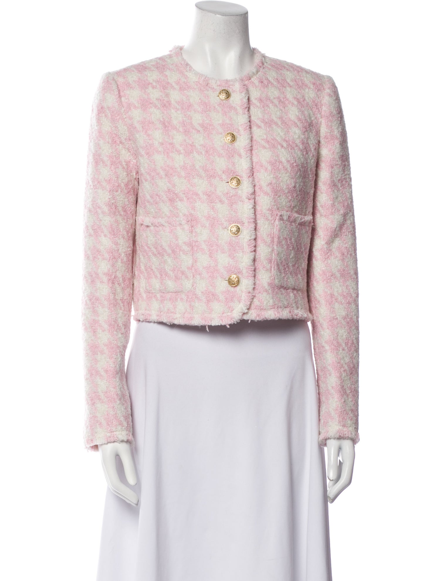 LoveShackFancy Tweed Pattern Bolero w/ Tags