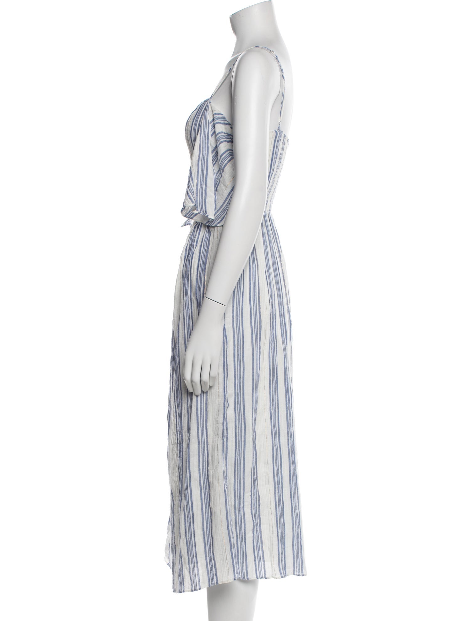 LoveShackFancy Striped Long Dress