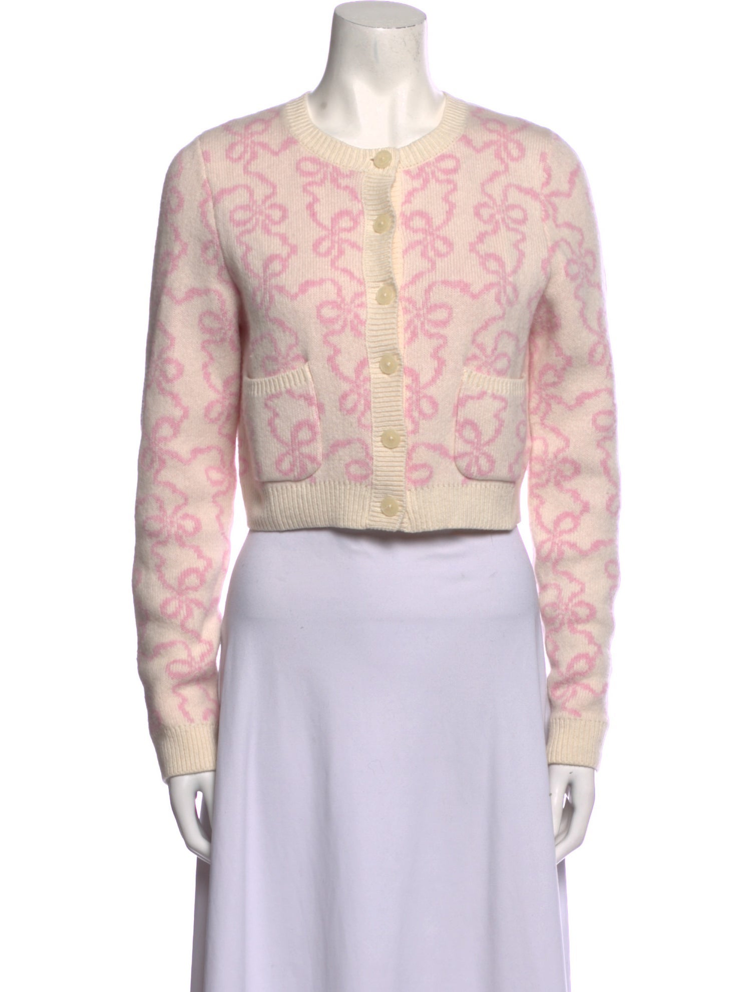 LoveShackFancy Wool Printed Sweater