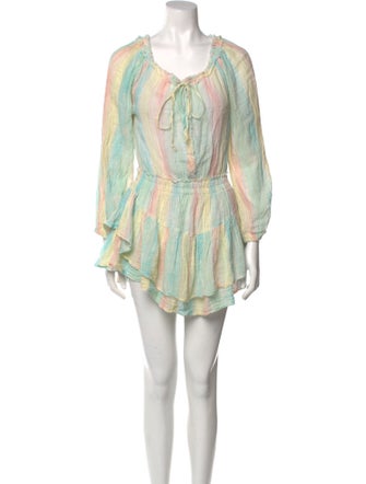 LoveShackFancy Printed Mini Dress