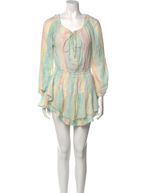 LoveShackFancy Printed Mini Dress