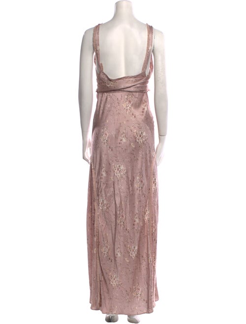 LoveShackFancy Silk Long Dress