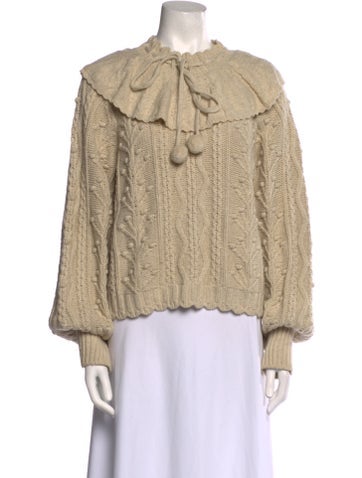 LoveShackFancy Knitwear Crew Neck Sweater XL