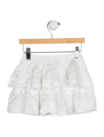 LoveShackFancy Toddler Girls' Printed Ruffle Skirt