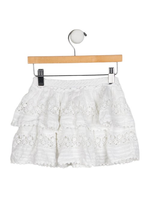 LoveShackFancy Toddler Girls' Printed Ruffle Skirt