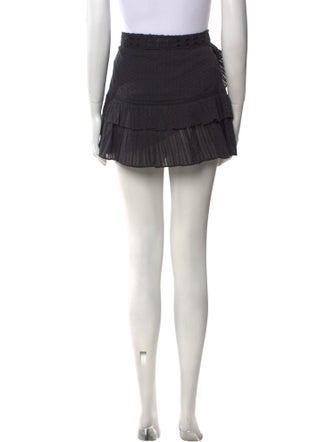 LoveShackFancy Ruffle Embellishment Mini Skirt