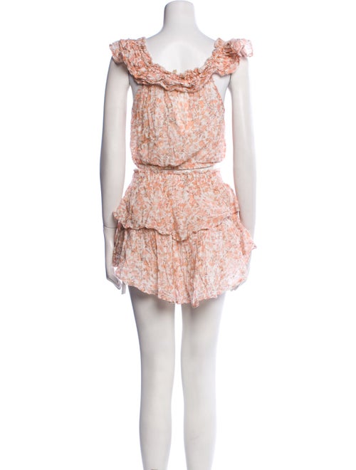 LoveShackFancy Printed Tassel Accents Skirt Set