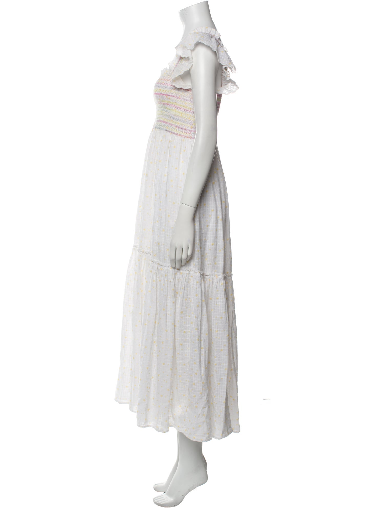 LoveShackFancy Printed Long Dress