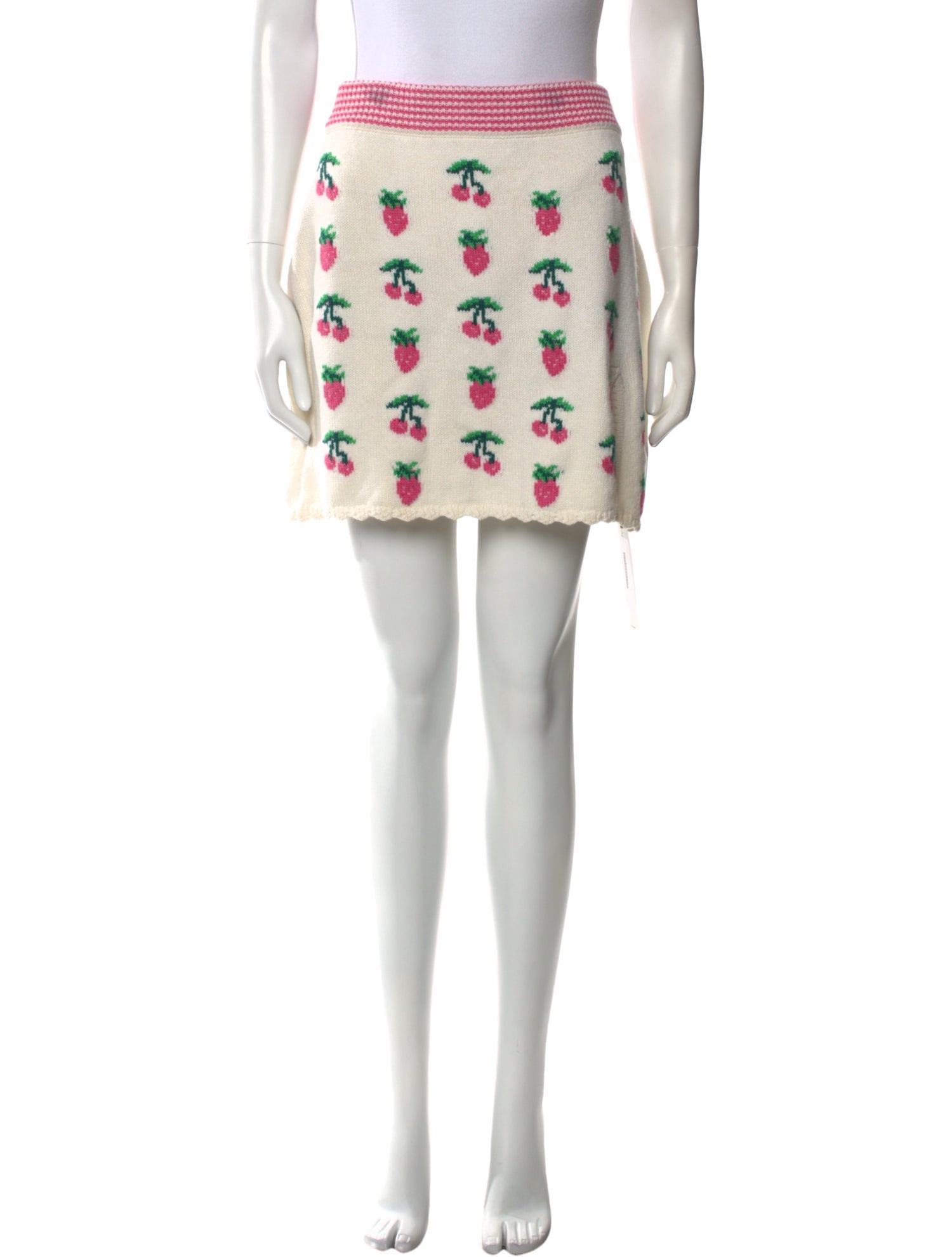 LoveShackFancy Printed Mini Skirt w/ Tags