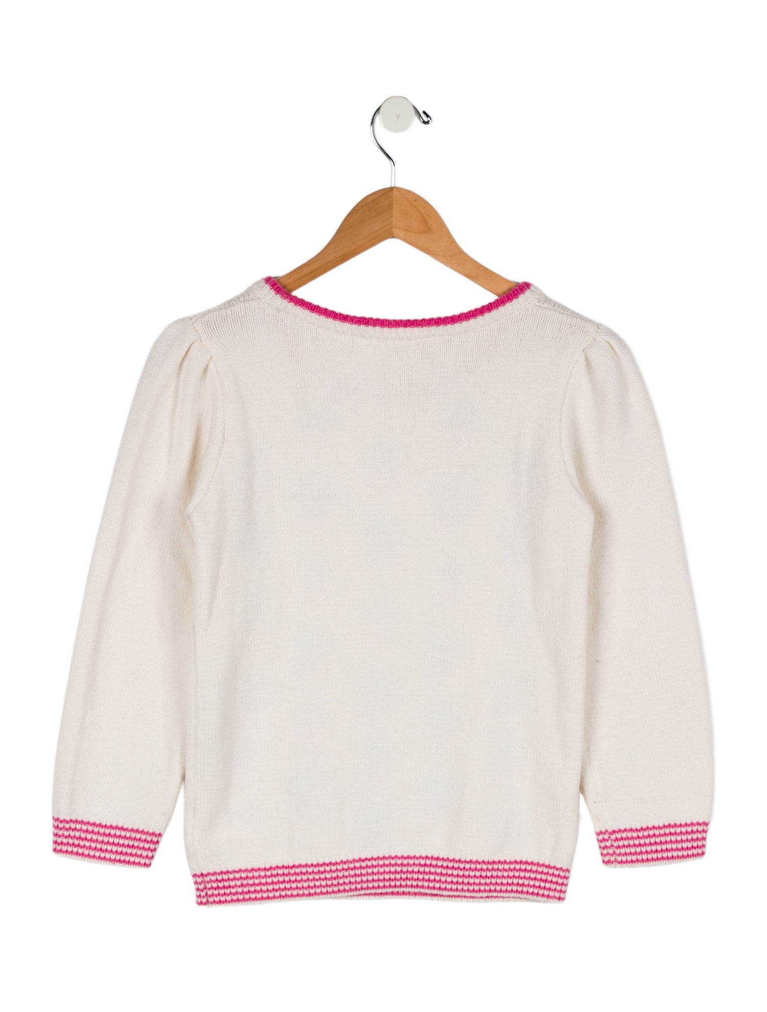 LoveShackFancy Girls' Cherry Printed Sweater