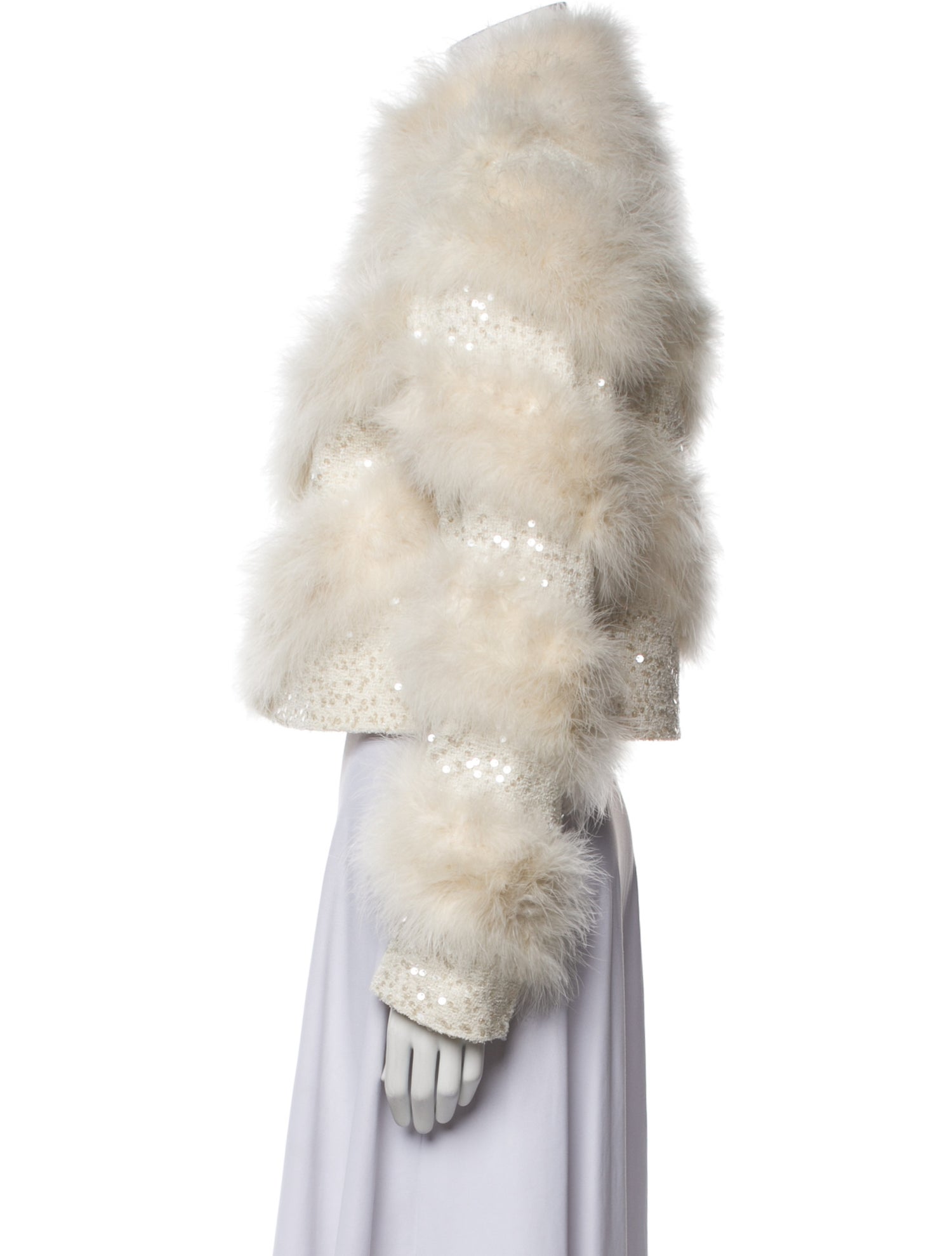 LoveShackFancy Fur Jacket w/ Tags