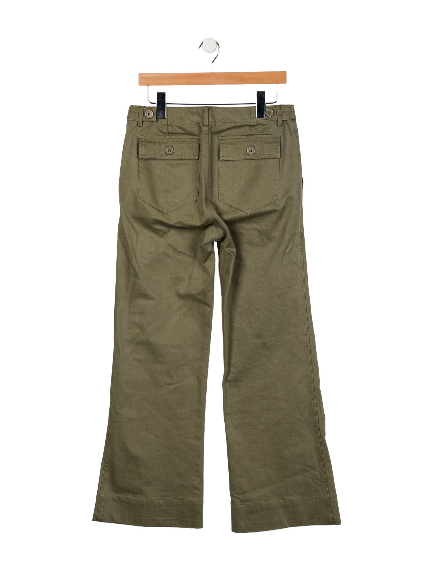 LoveShackFancy Mid-Rise Wide Leg Jeans