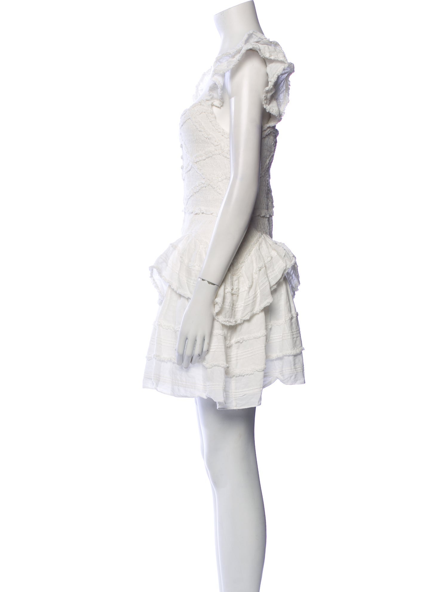 LoveShackFancy Scoop Neck Mini Dress w/ Tags