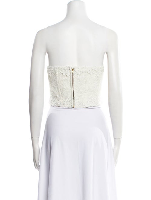 LoveShackFancy Strapless Crop Top