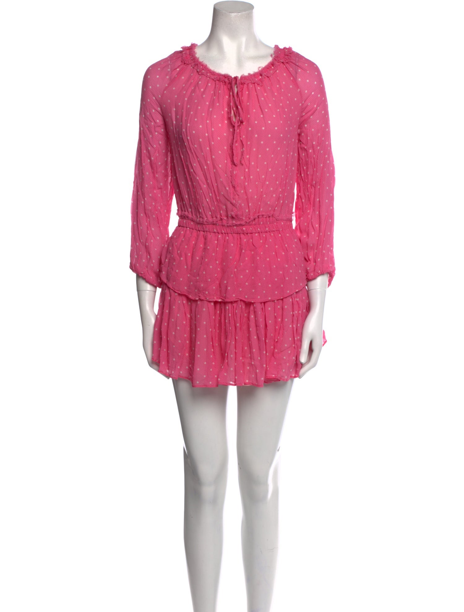 LoveShackFancy Printed Mini Dress