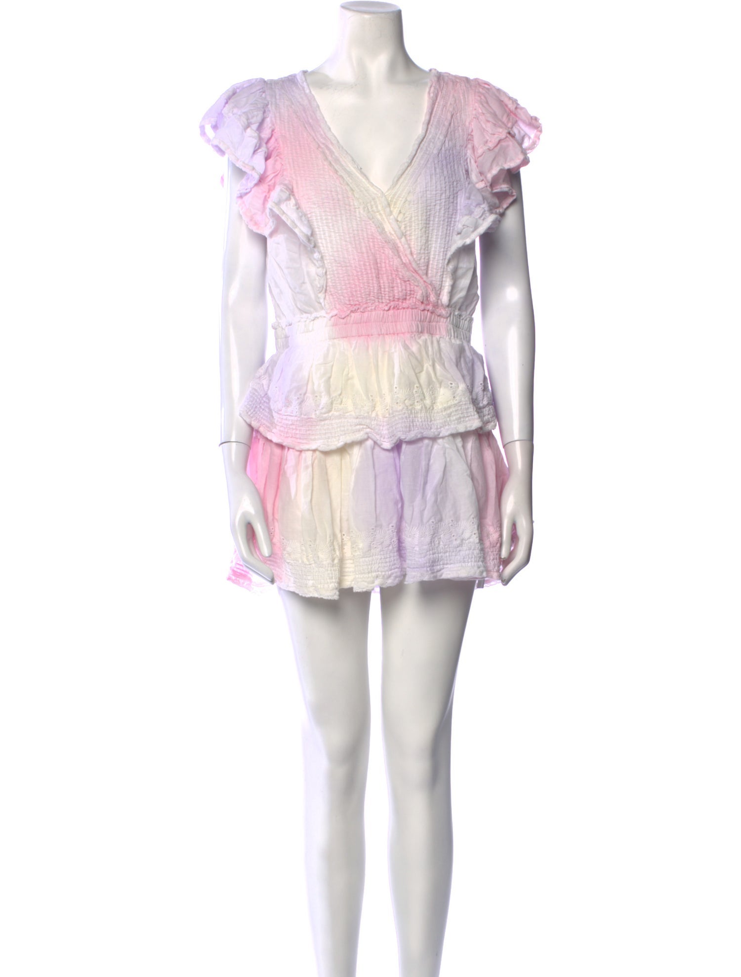 LoveShackFancy Printed Mini Dress