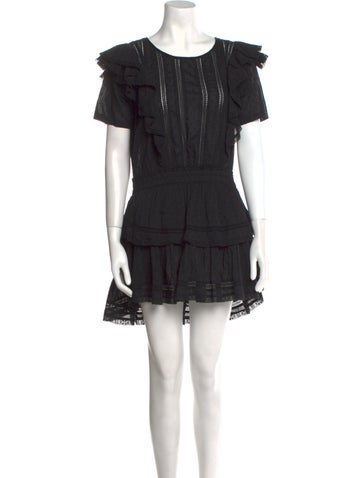 LoveShackFancy Dresses Scoop Neck Mini Dress S