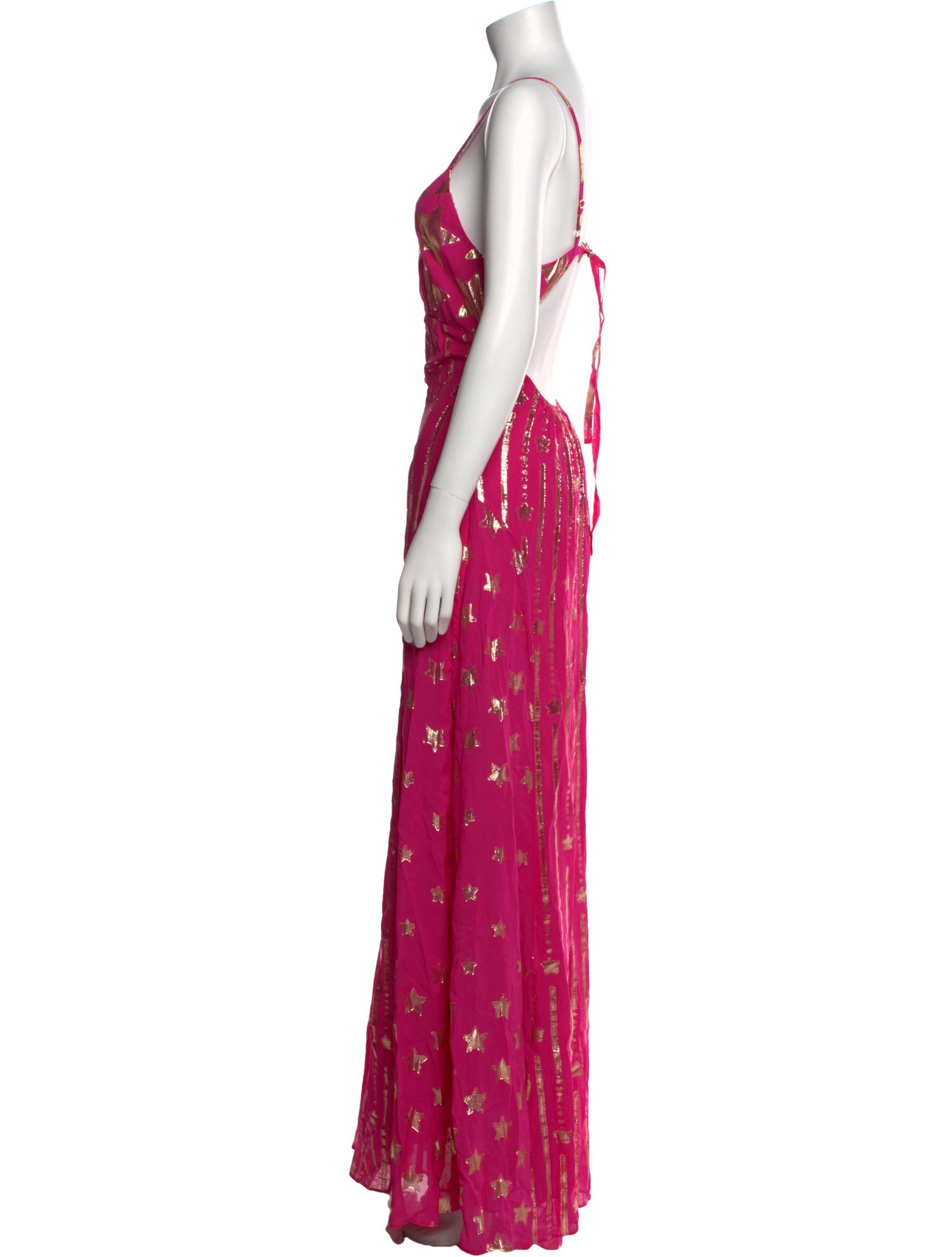 LoveShackFancy Printed Long Dress