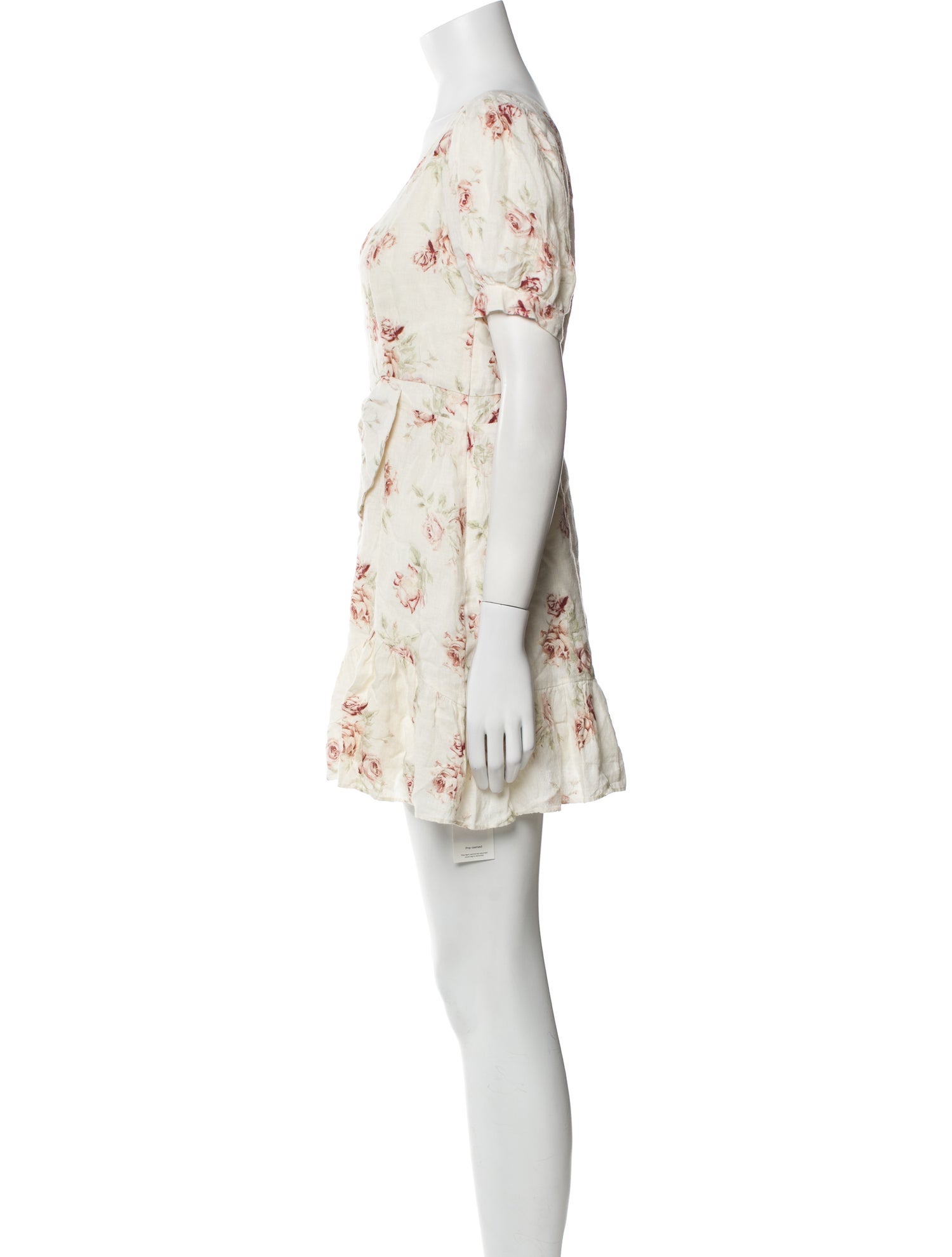 LoveShackFancy Linen Mini Dress