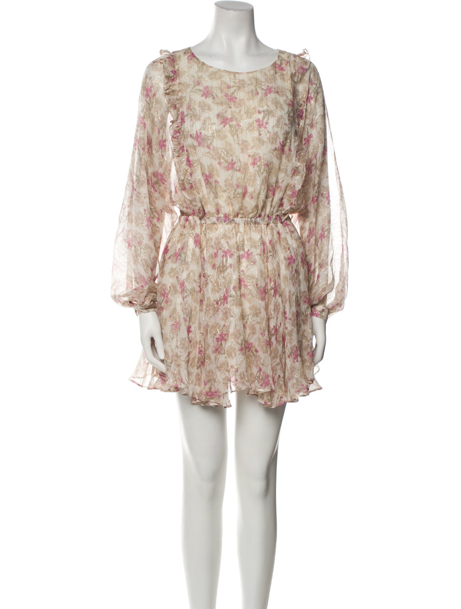 LoveShackFancy Silk Mini Dress