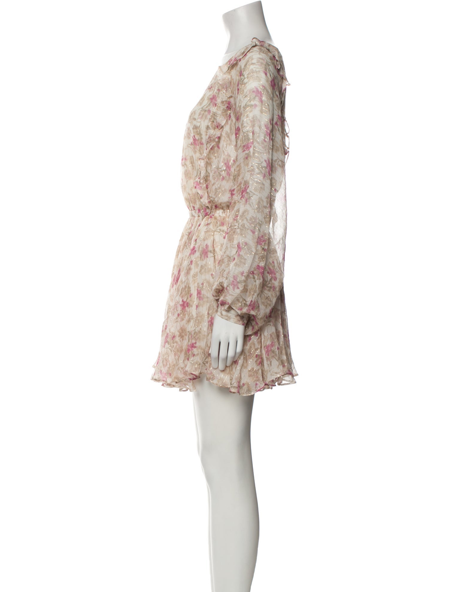 LoveShackFancy Silk Mini Dress