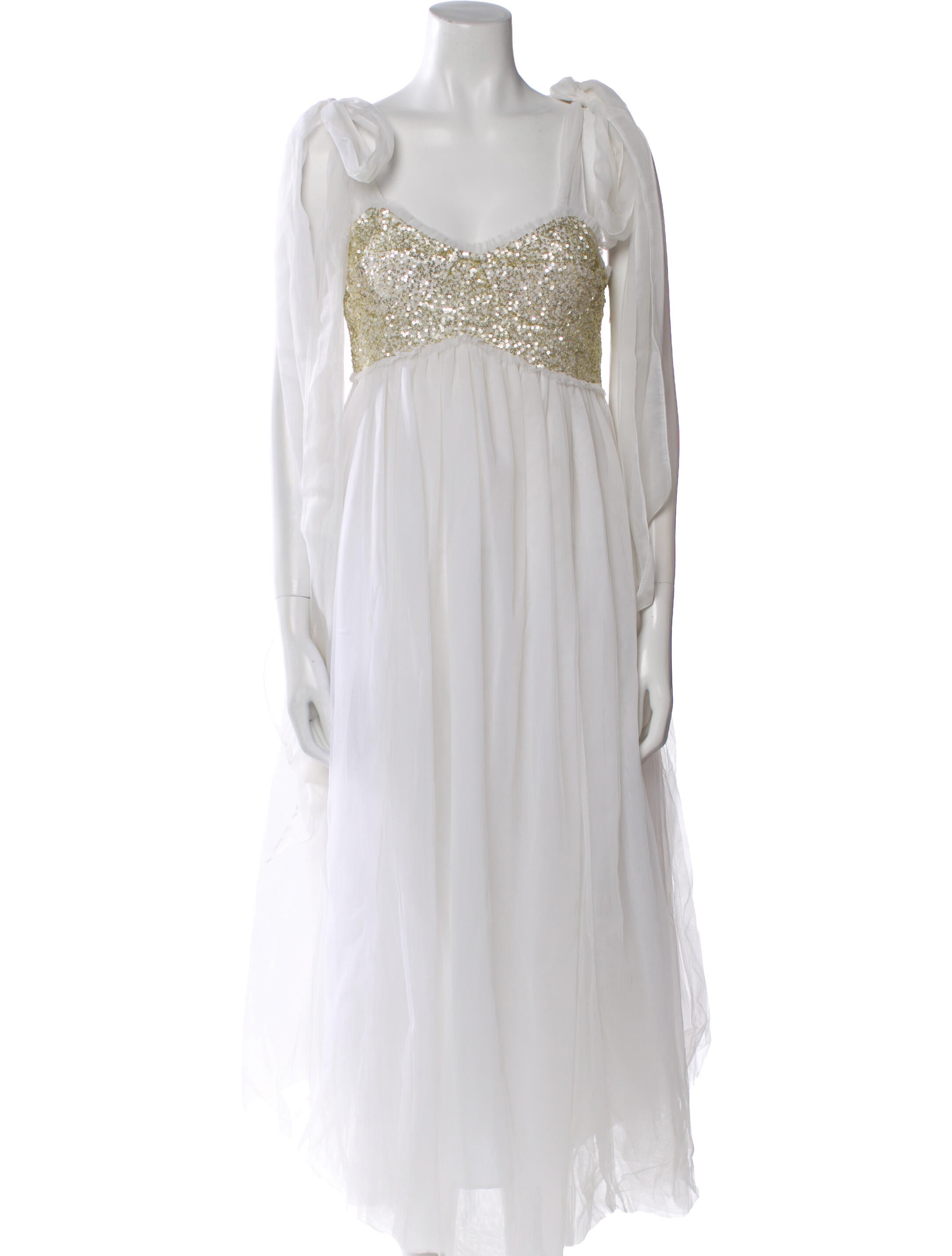 LoveShackFancy Nylon Long Dress