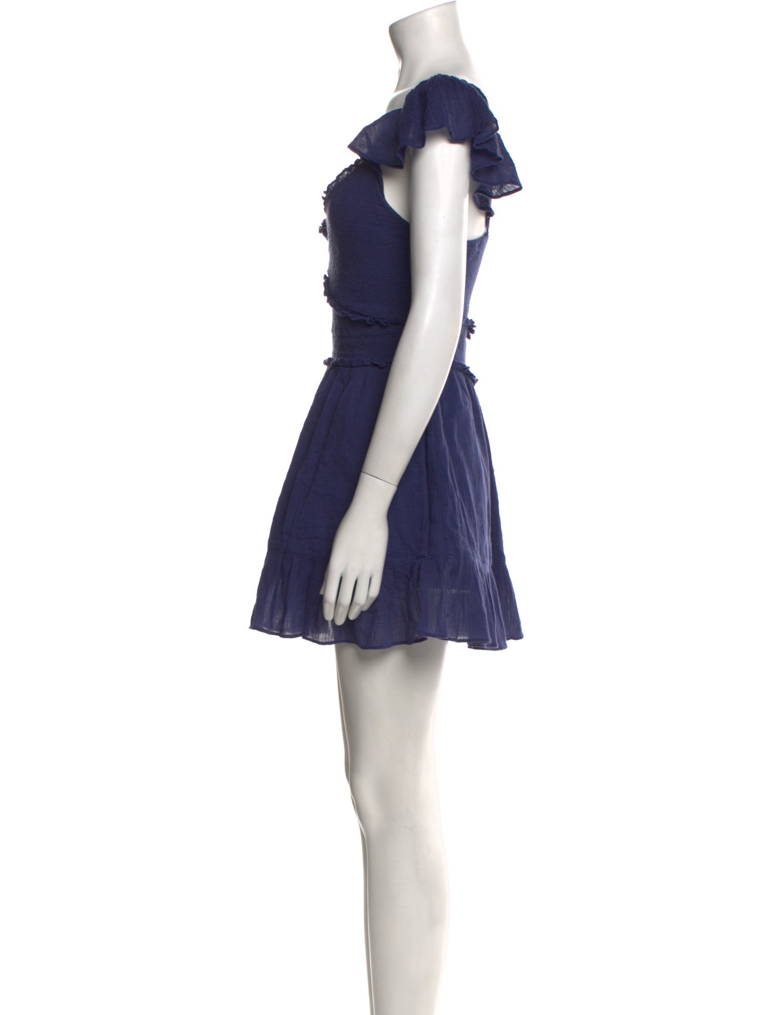 LoveShackFancy Square Neckline Short Sleeve Top