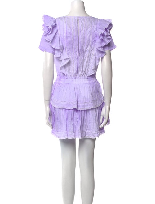 LoveShackFancy Scoop Neck Mini Dress