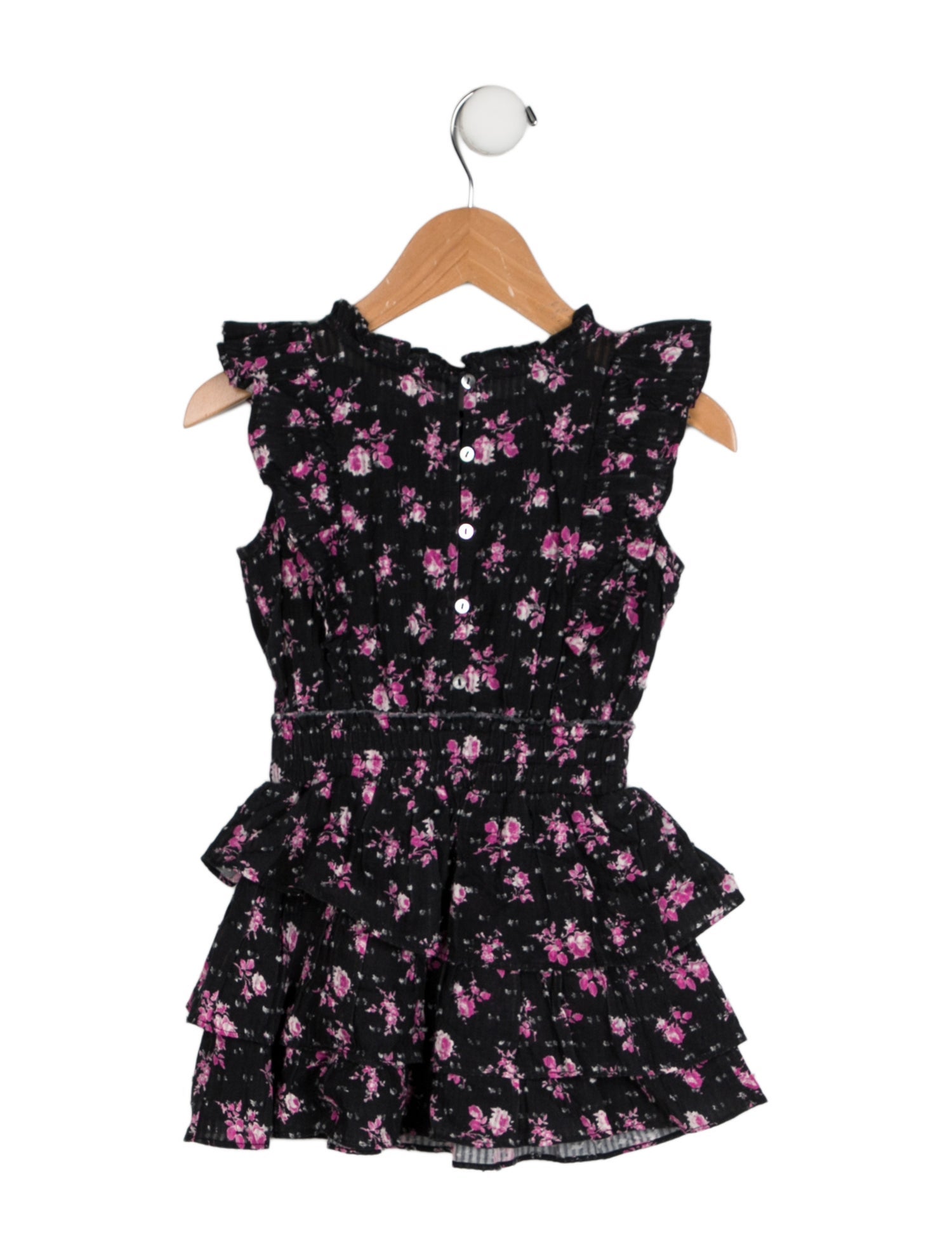 LoveShackFancy Toddler Girls' Floral Printed Dress