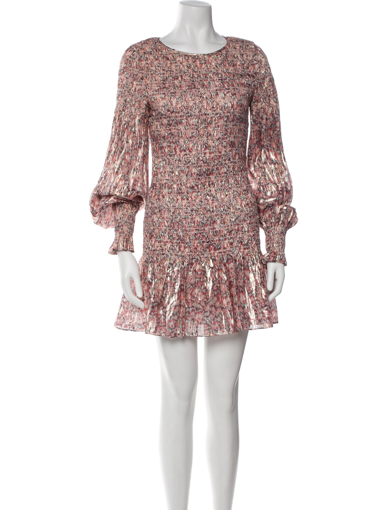 LoveShackFancy Silk Mini Dress