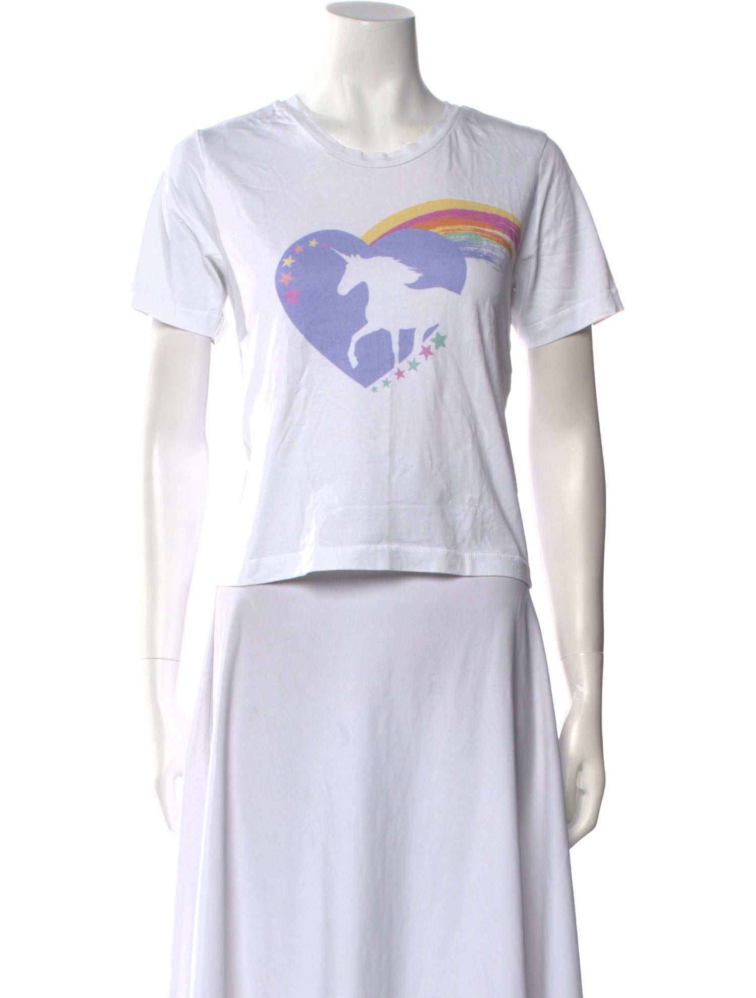 LoveShackFancy Graphic Print Crew Neck T-Shirt