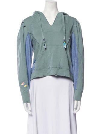 LoveShackFancy Colorblock Pattern Jacket