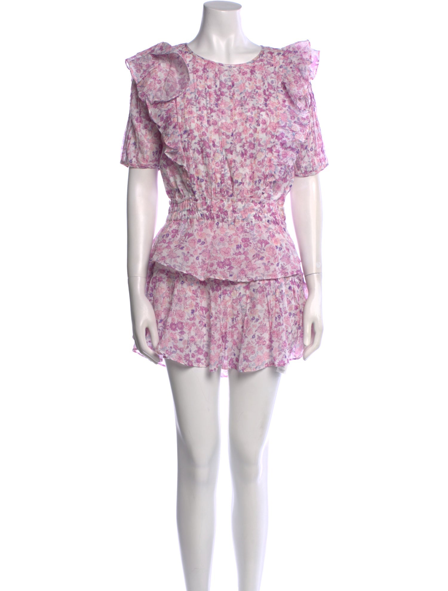 LoveShackFancy Floral Print Mini Dress w/ Tags