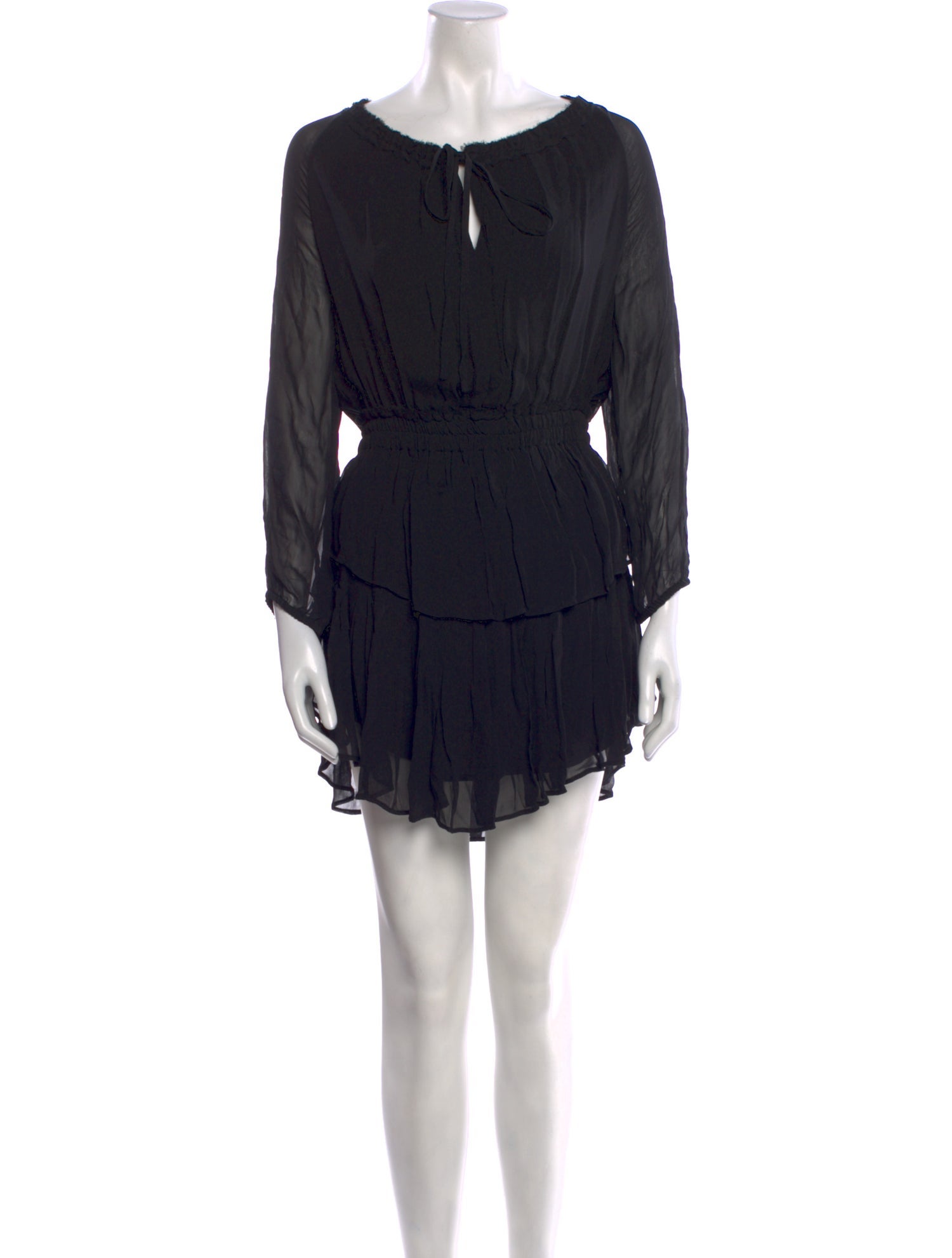 LoveShackFancy Tie Neck Mini Dress w/ Tags