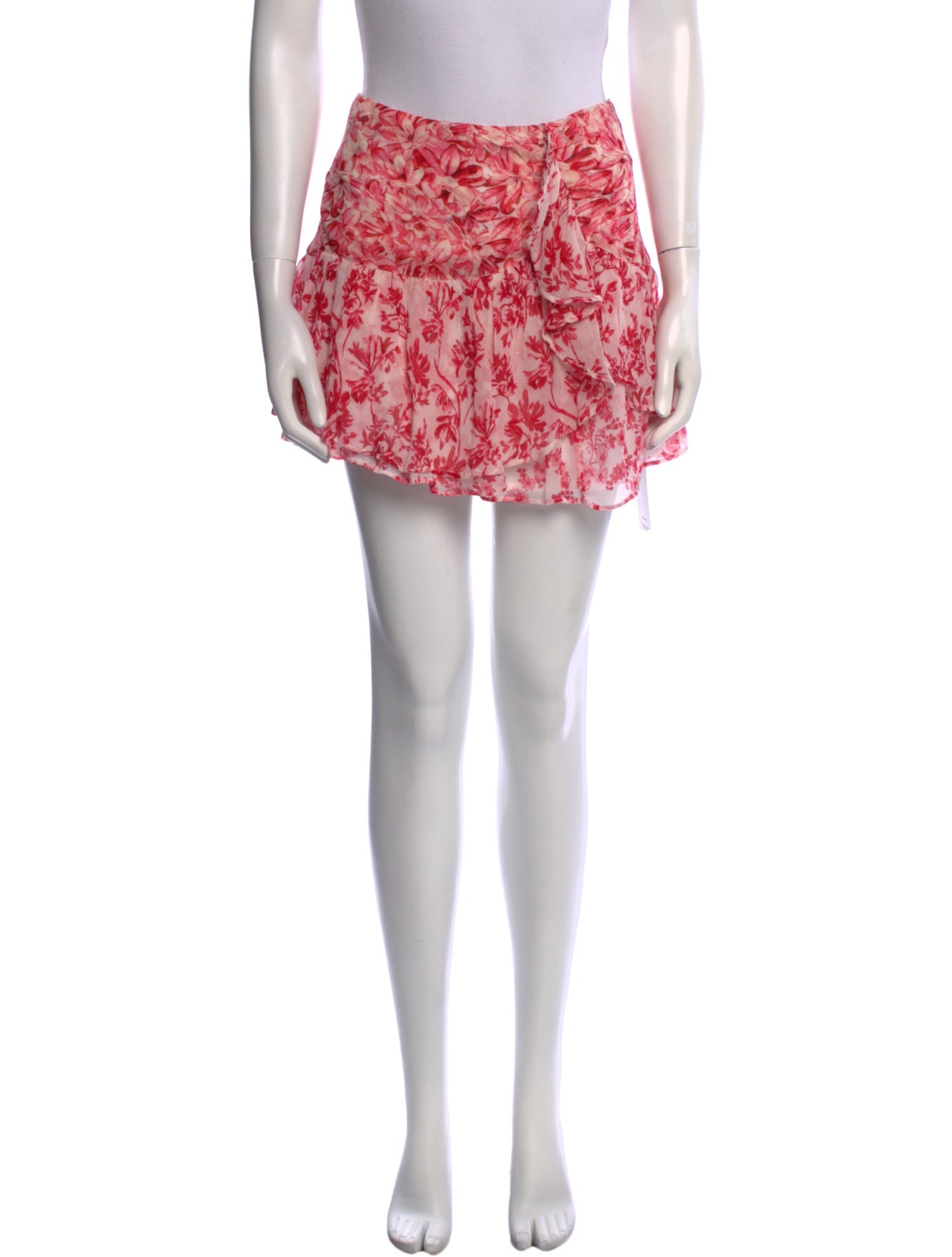 LoveShackFancy Silk Mini Skirt