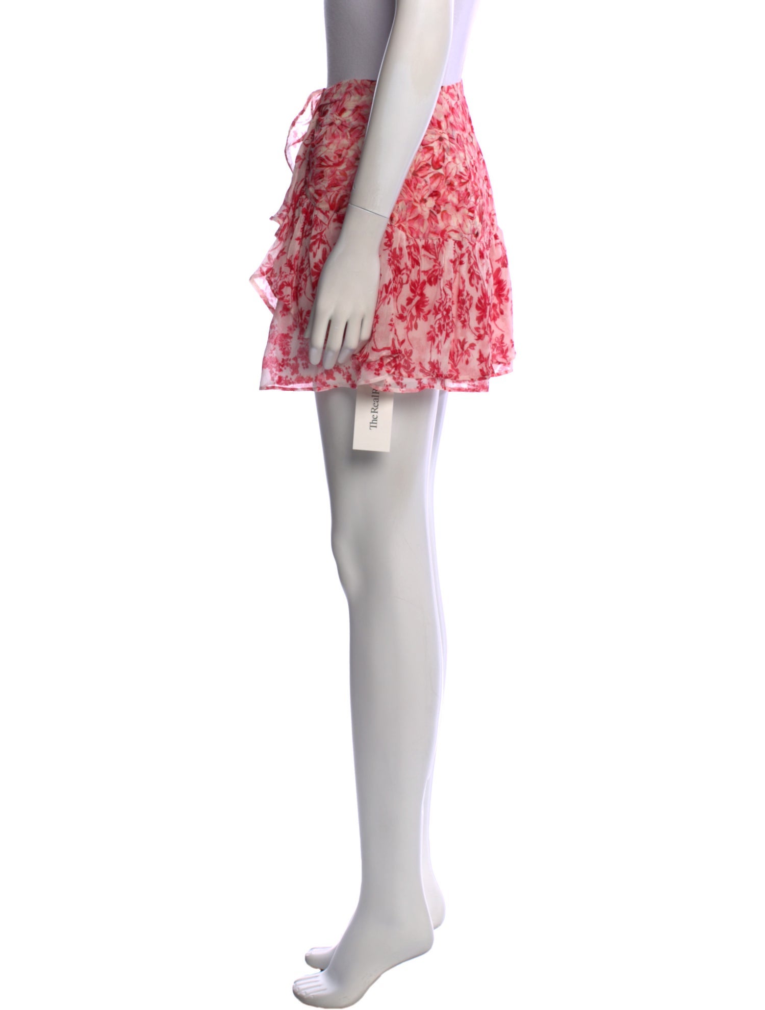 LoveShackFancy Silk Mini Skirt