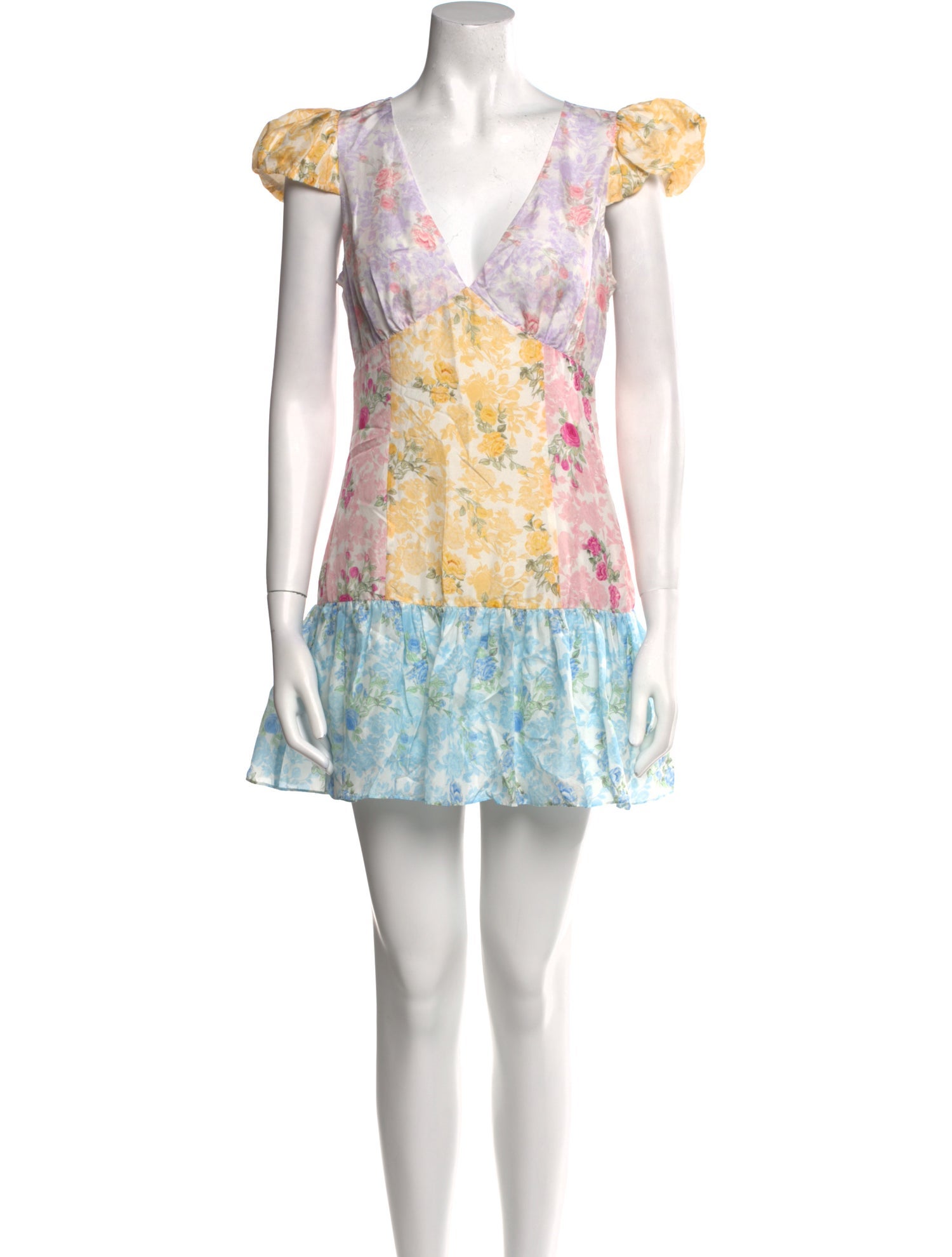 LoveShackFancy Silk Mini Dress