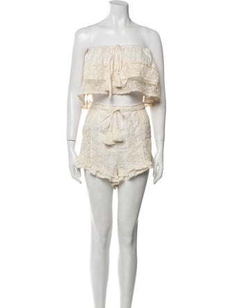 LoveShackFancy Striped Skirt Set