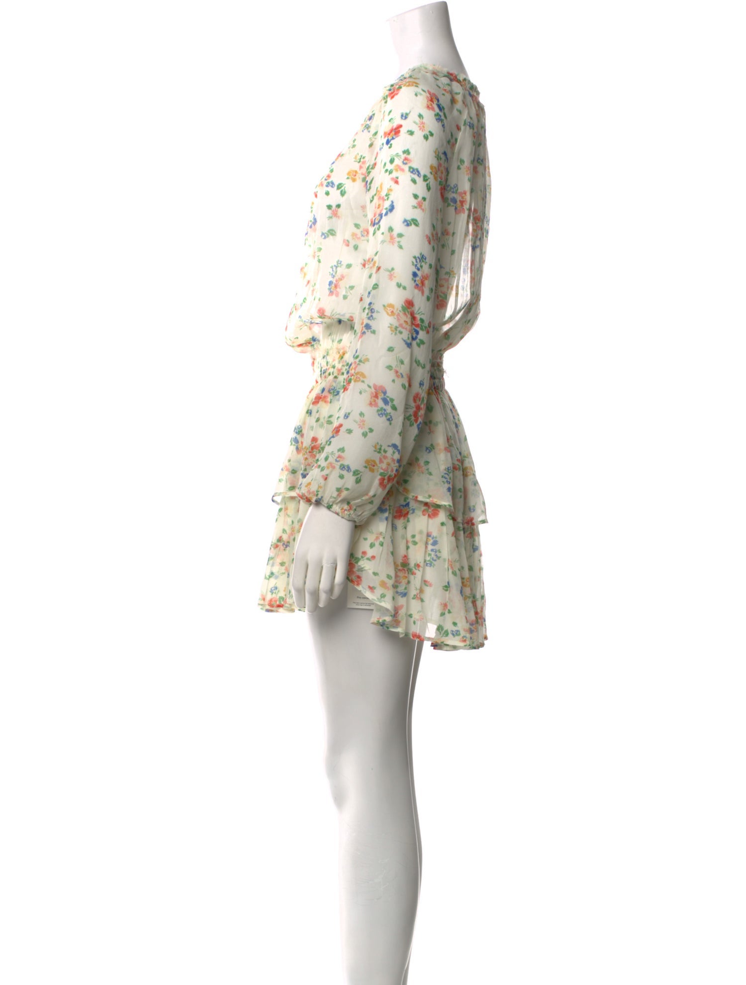 LoveShackFancy Silk Mini Dress