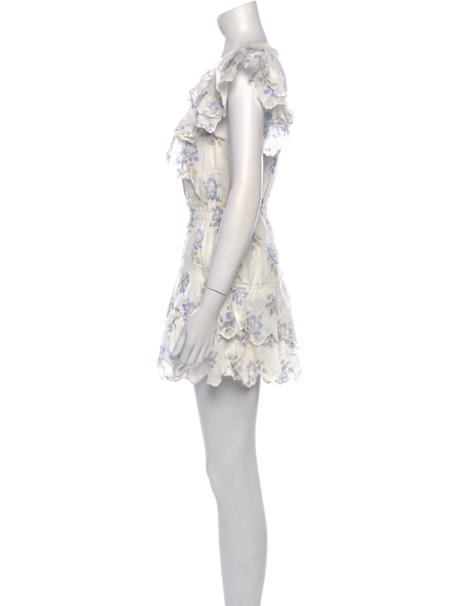 LoveShackFancy Floral Print Mini Dress w/ Tags