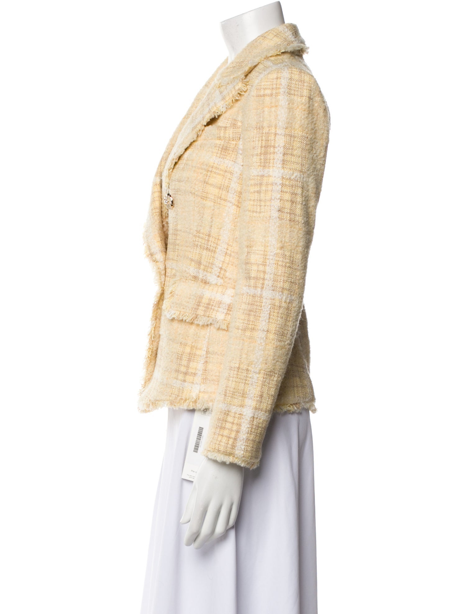 LoveShackFancy Plaid Print Blazer w/ Tags