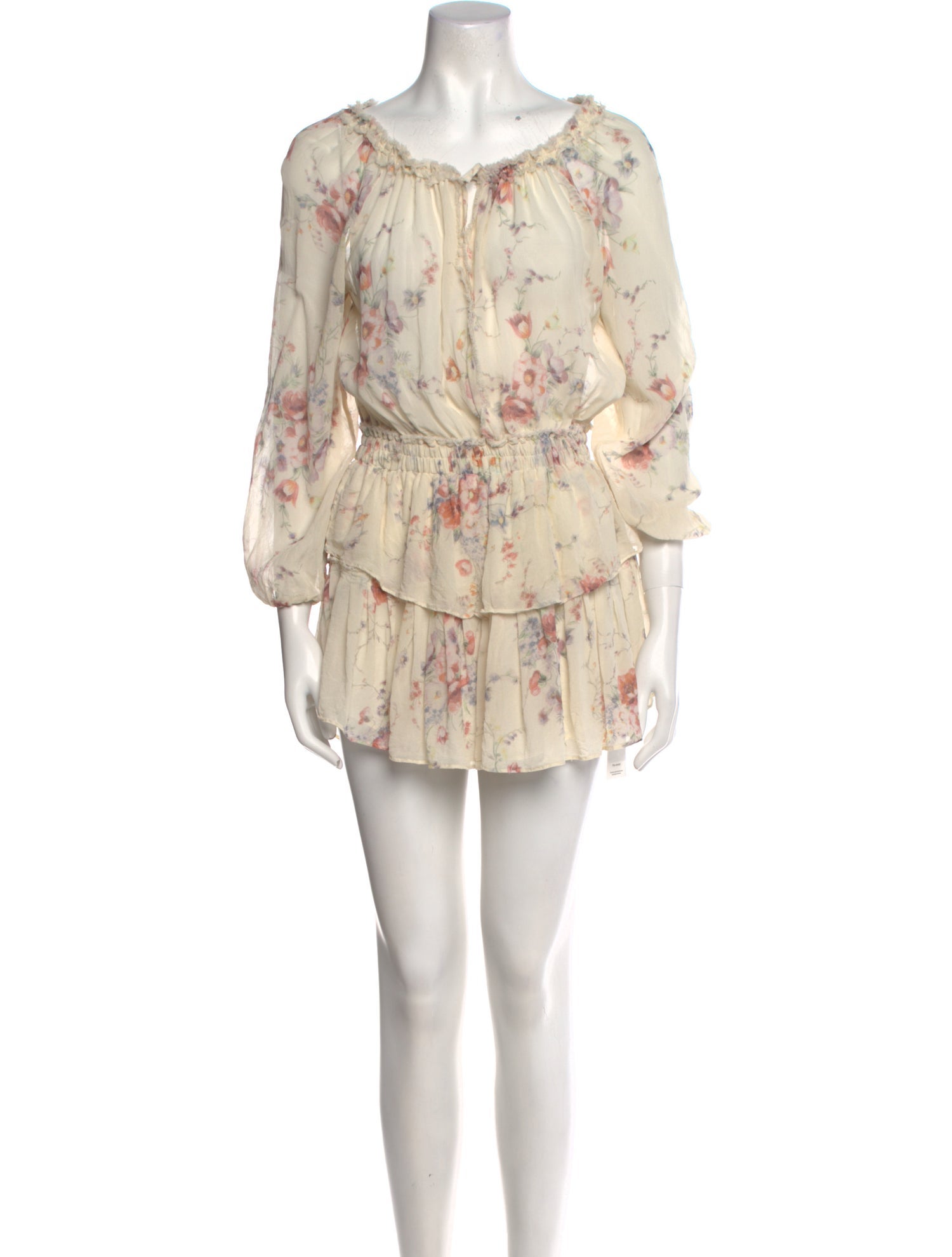 LoveShackFancy Silk Mini Dress