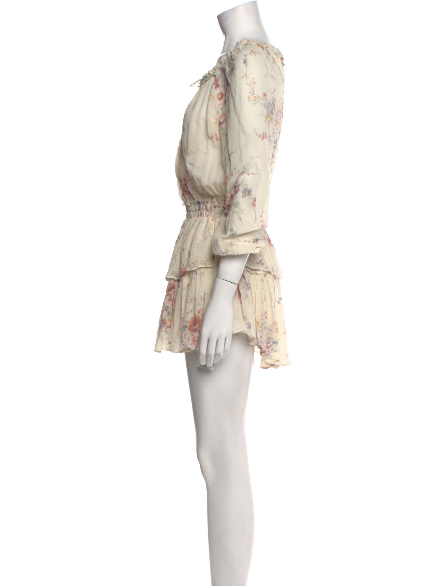 LoveShackFancy Silk Mini Dress