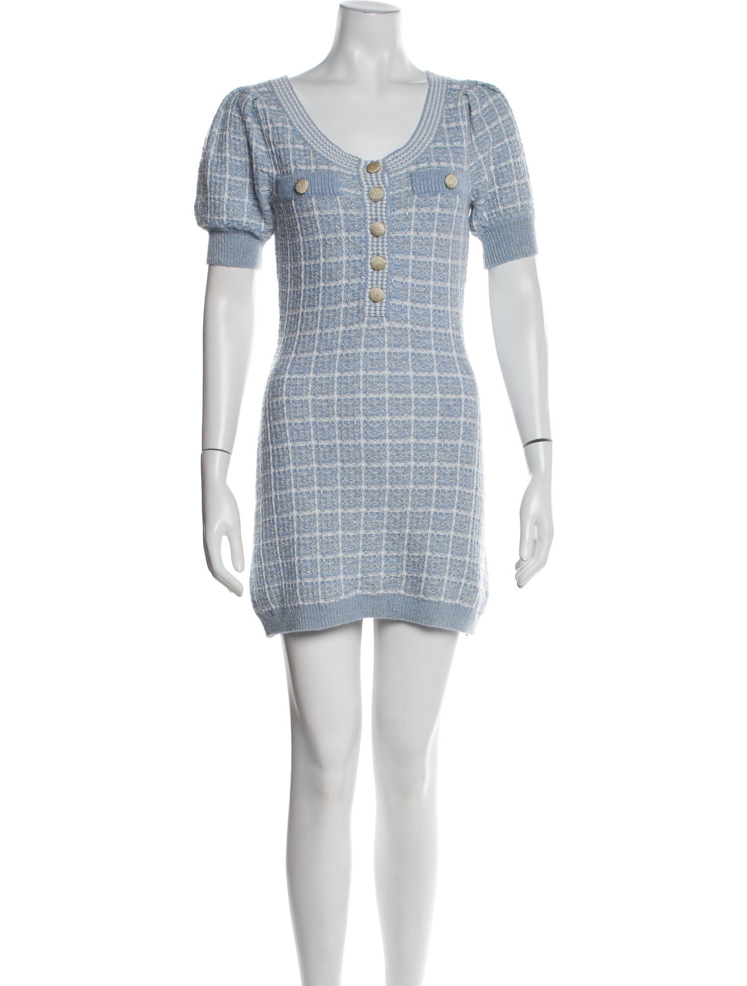 LoveShackFancy Plaid Print Mini Dress w/ Tags