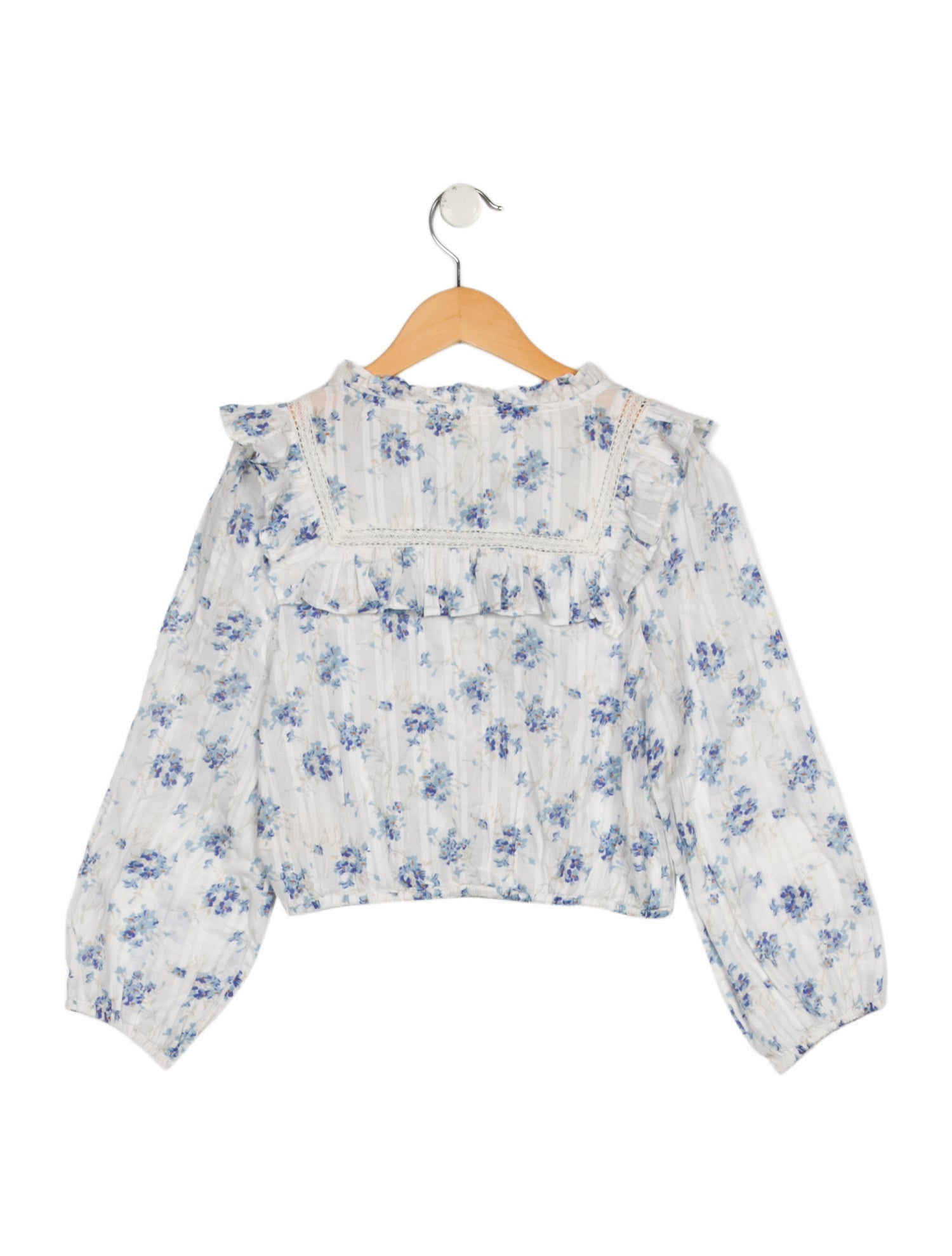 LoveShackFancy Long Sleeve Top