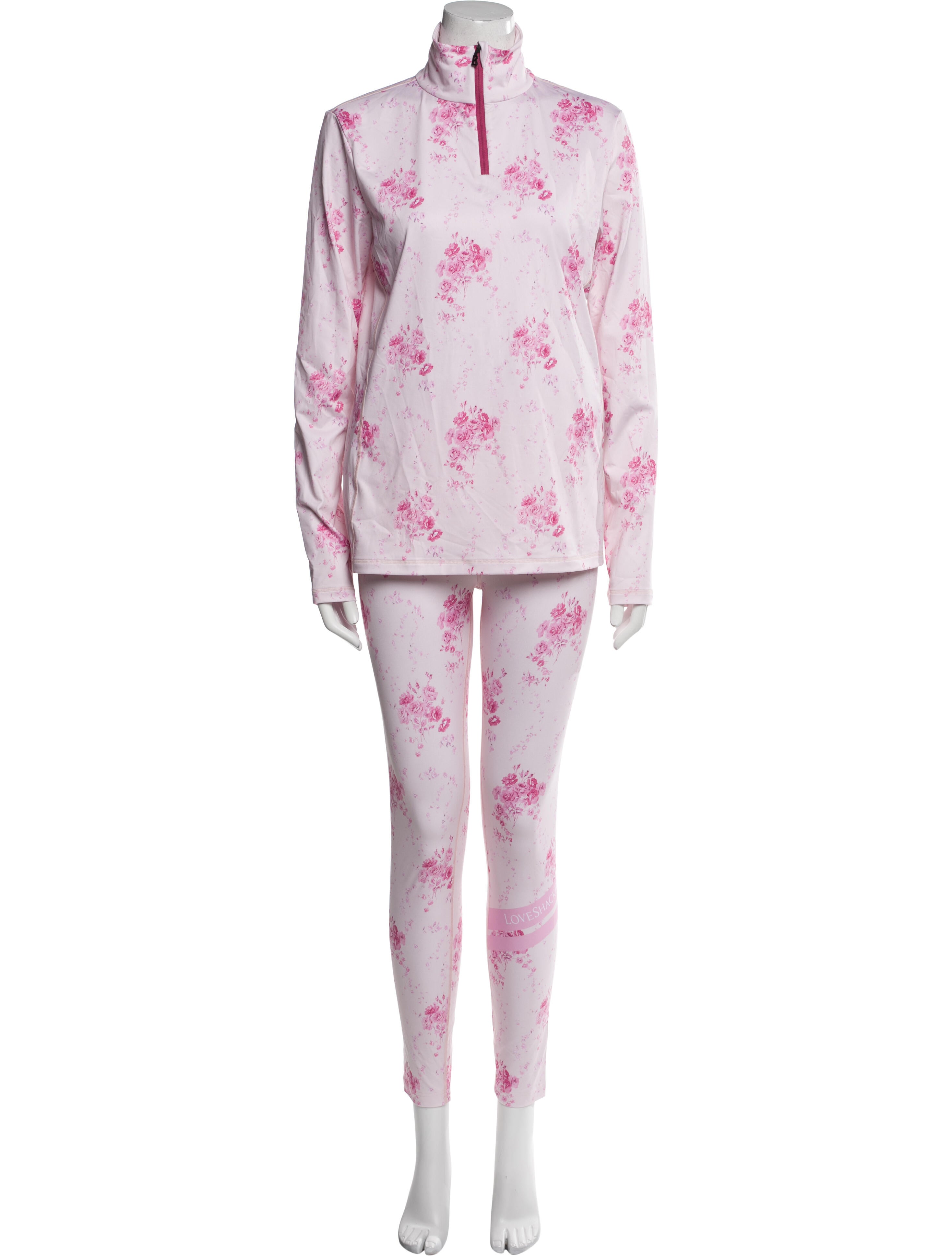 LoveShackFancy Floral Print Tracksuit