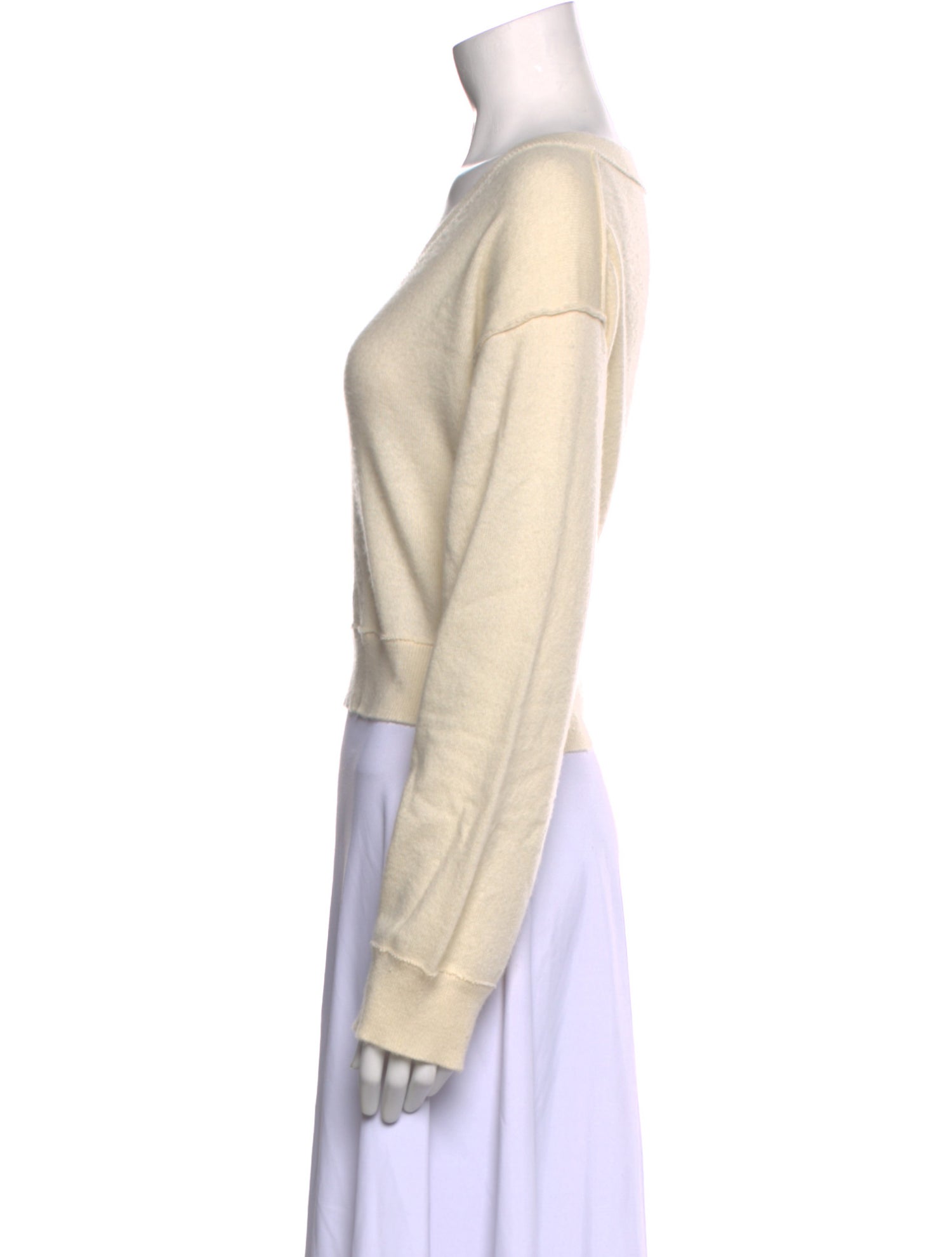 LoveShackFancy Cashmere V-Neck Sweater