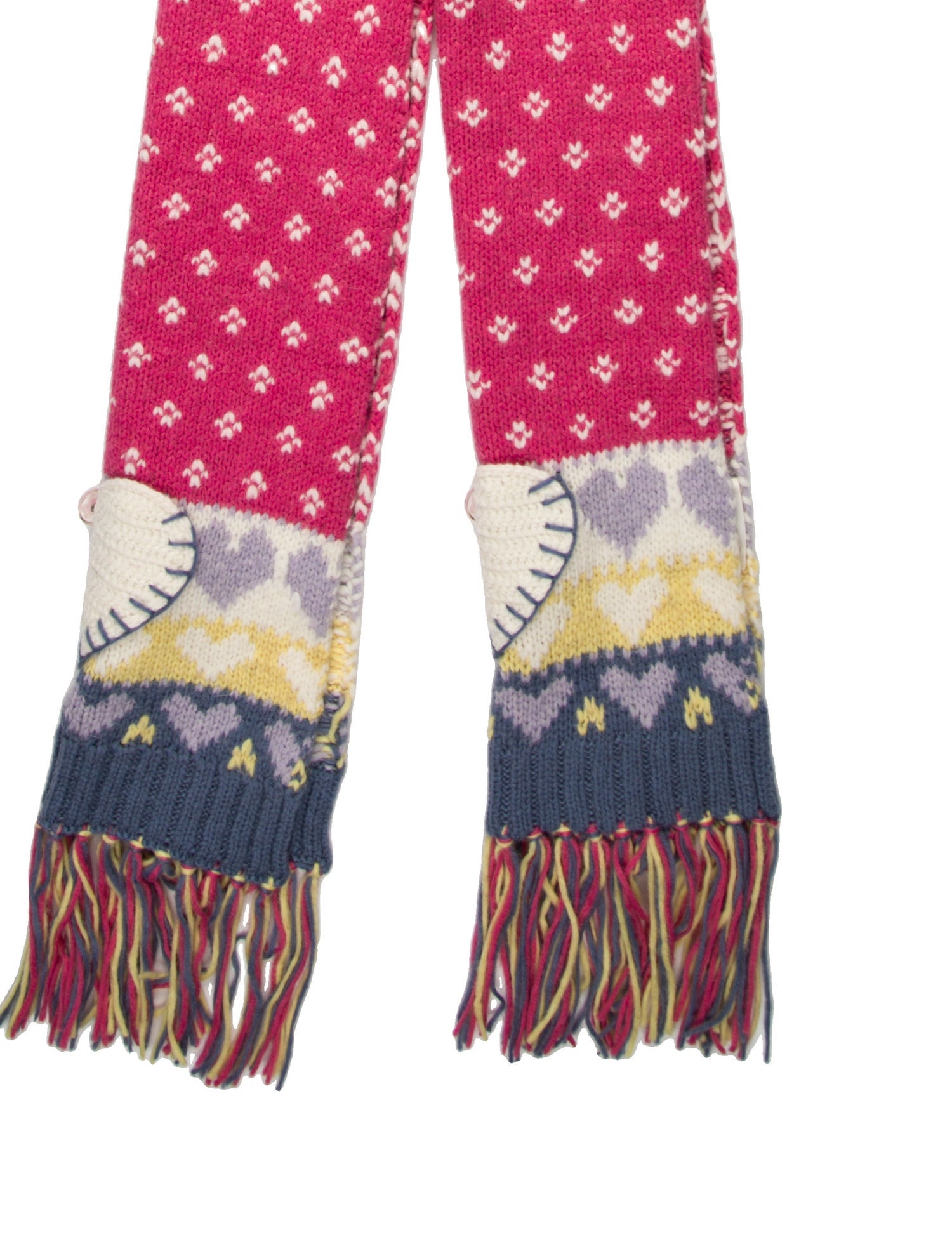 LoveShackFancy Acrylic Printed Scarf